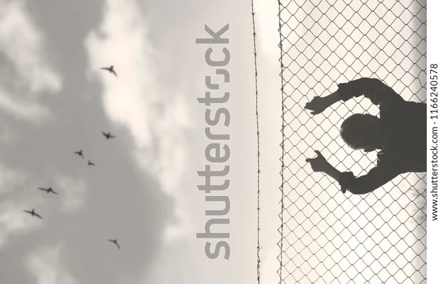 Immigrants flying over the border